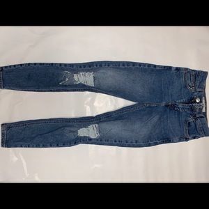 Ripped Topshop Moto Jamie Jeans